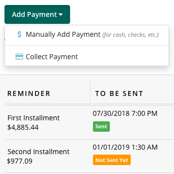 Planning Pod Invoice Payment Reminders