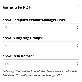 Downloadable PDF Reports